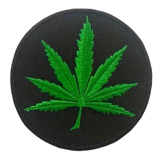 None Accessories - Mary Jane Leaf Iron-On Patch